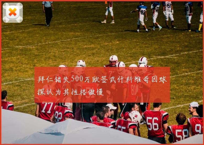 拜仁错失500万欧签武什科维奇因球探认为其性格傲慢